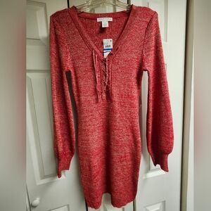 NWT Planet Gold sweater dress SZ XL